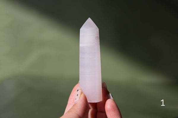 Mangano Calcite Polished Points - Premium Crystals + Gifts from Clarity Co. - NZ's Favourite Online Crystal Shop