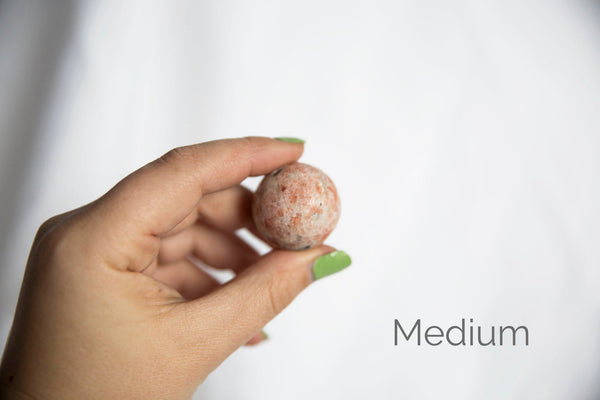 Sunstone Mini Spheres - Premium Crystals + Gifts from Clarity Co. Crystals - NZ's Favourite Online Crystal Shop